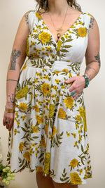 Sheet Dress in Oat Marigold Linen