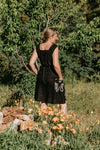 Izzy Dress in Black Woodland Wonder