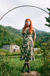 Xena Dress in Emerald Woodland Wonder