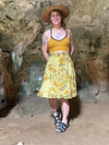 Bae Skirt in Mustard Marigold Linen