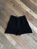 Breezy Shorts in Black Linen