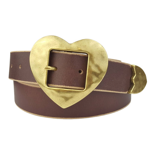 Vintage Love Heart Buckle Belt