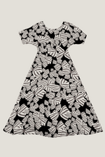 Bella Dress in Bow Tie Challis