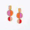 Mod Block Earrings