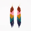 Strata Fringe with Gold Sprinkles Earrings
