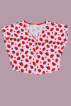 Dolman Top in Strawberry Cotton