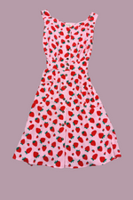 Sheet Dress in Strawberry Cotton
