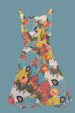 Sheet Dress in Patchwork Party Challis