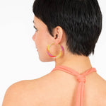 Swirl Hoop Earrings
