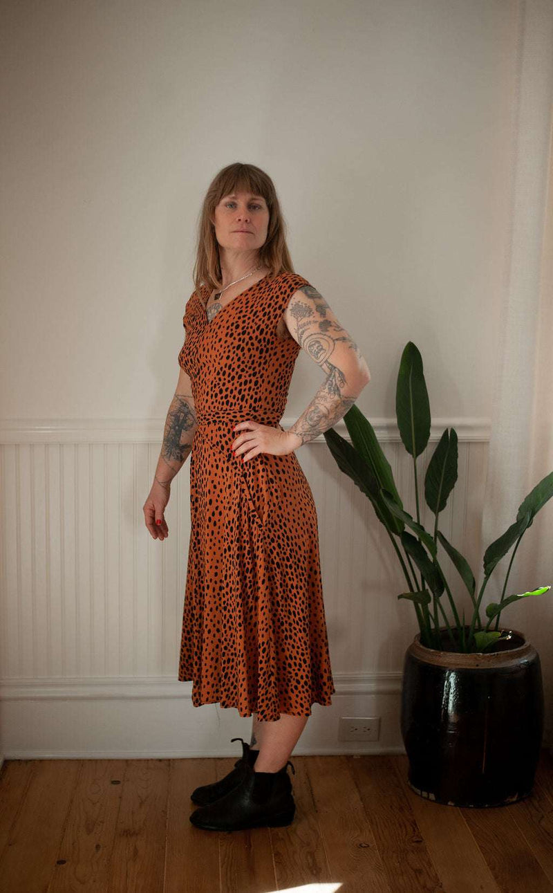 Xena Dress in Bam Bam Challis