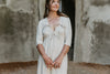 Tyrah Dress in Oat Linen