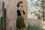 Minnie Top in Black Cotton Knit