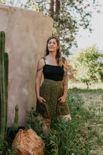 Minnie Top in Black Cotton Knit