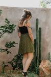 Minnie Top in Black Cotton Knit