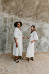 Tyrah Dress in Oat Linen