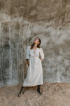 Tyrah Dress in Oat Linen