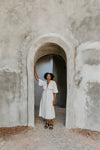 Tyrah Dress in Oat Linen