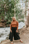 Rue Pants in Black Linen