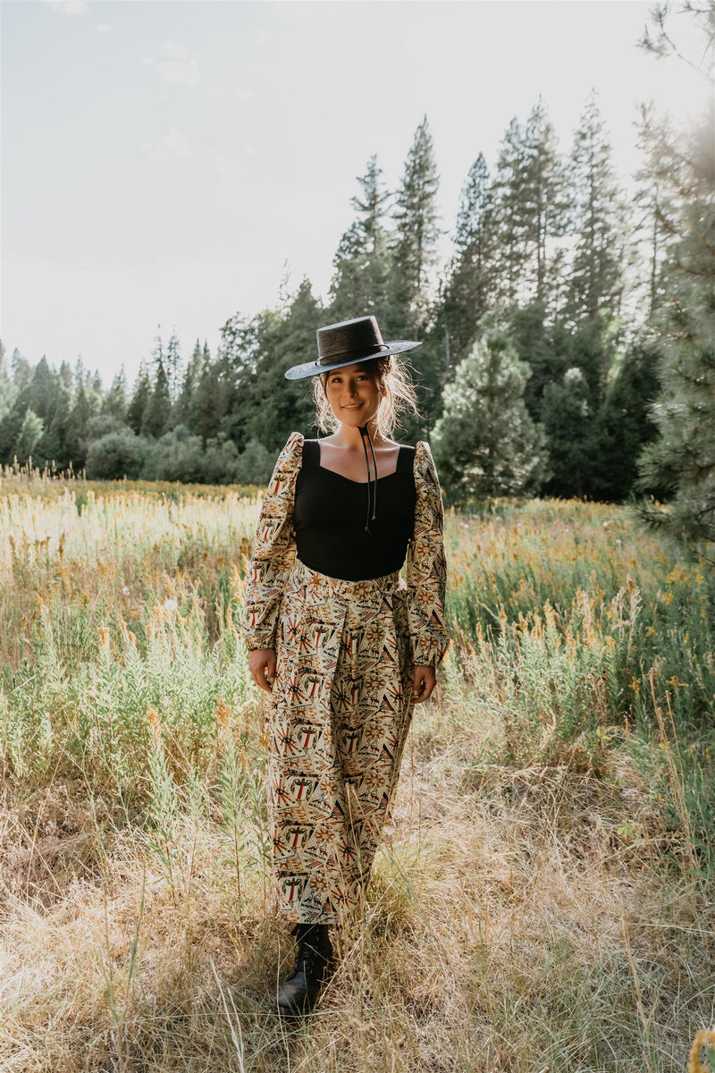 Rue Skirt in Cotton Tarot