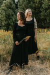 Rue Skirt in Black Crepe