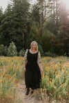 Rue Skirt in Black Crepe