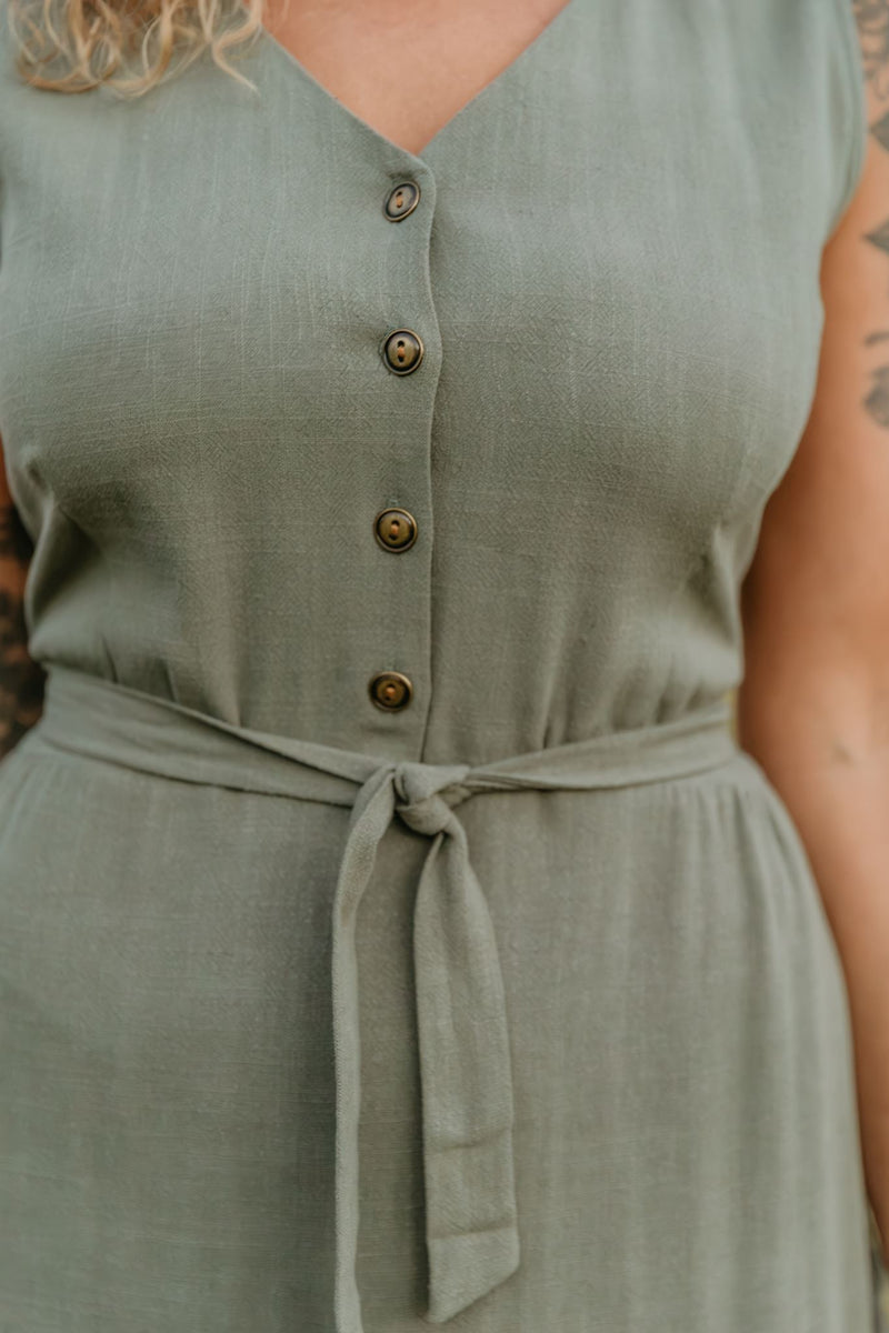 linen dresses ireland Ever Dress in Sage Irish – Field Day SIZE:8 (US 20-22) Long Sleeve Dresses | this dress has the Summer essentials