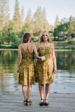 Uriah Dress in Mustard Marigold Linen