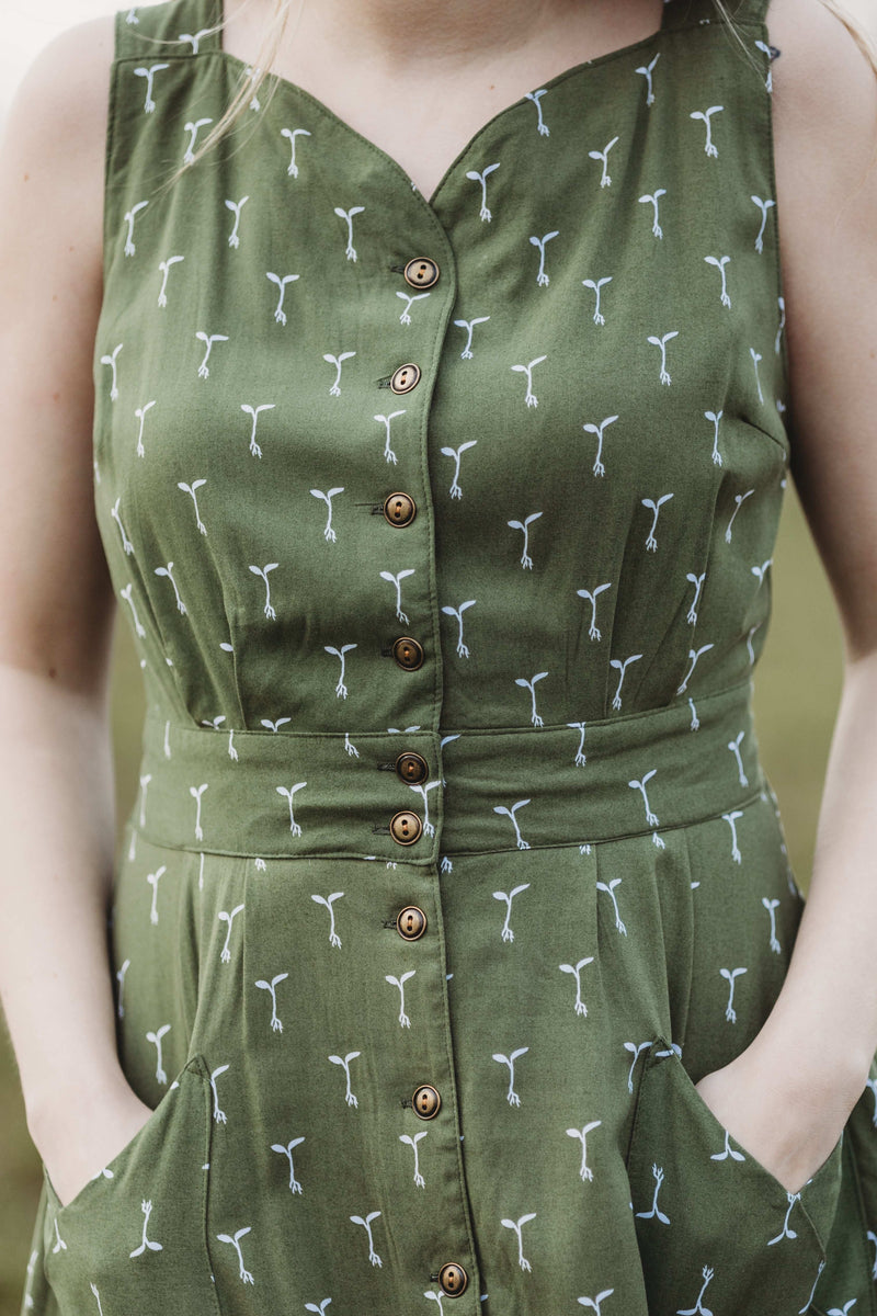 Sheet Dress in Green Sprout L Sheet Dress in Green Sprout L