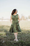 Sheet Dress in Green Sprout