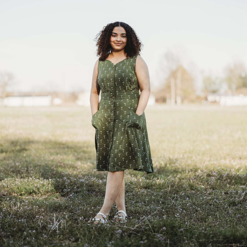 Sheet Dress in Green Sprout L Sheet Dress in Green Sprout L