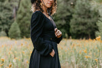 Elizabeth Top in Black on Black
