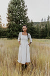 Prairie Dress in Oat Linen