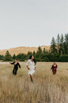 Prairie Dress in Merlot Challis