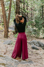 Wavy top in Black Cotton Knit