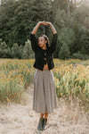 Rue Skirt in Cotton Gingham