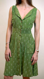 Sheet Dress in Green Sprout