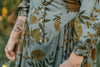 Prairie Dress in Slate Marigold