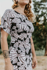 Bella Dress in Bow Tie Challis