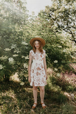 Izzy Dress in Wild Oat Woodland Wonder