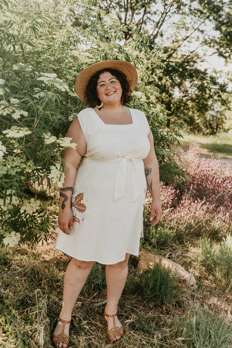 Izzy Dress in Wild Oat Woodland Wonder