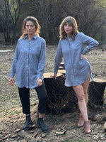Cora Cover Up in Heatherd Stone Linen