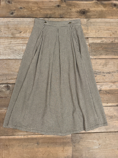 Rue Skirt in Cotton Gingham