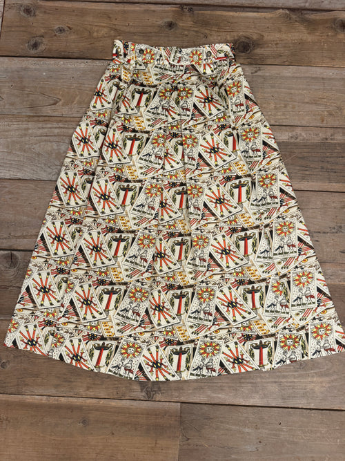 Rue Skirt in Cotton Tarot
