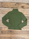 Wavy top in Olive Knit