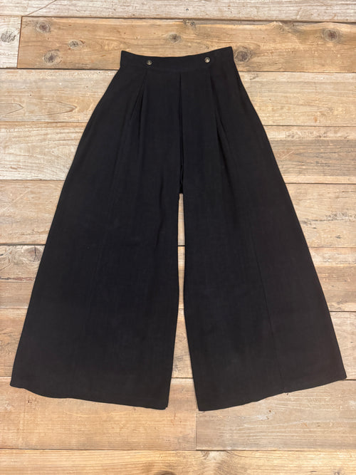 Rue Pants in Black Linen