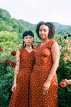 Xena Dress in Hazel Calico Flower