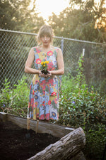 Sheet Dress in Patchwork Party Challis