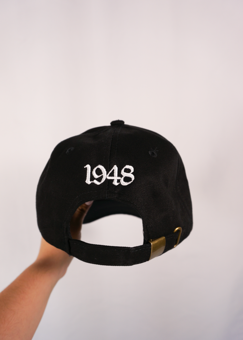 Black and White Free Palestine Baseball Cap