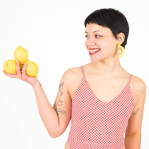 Lemon Slice Post Earrings