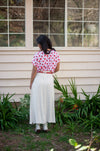 Dolman Top in Strawberry Cotton